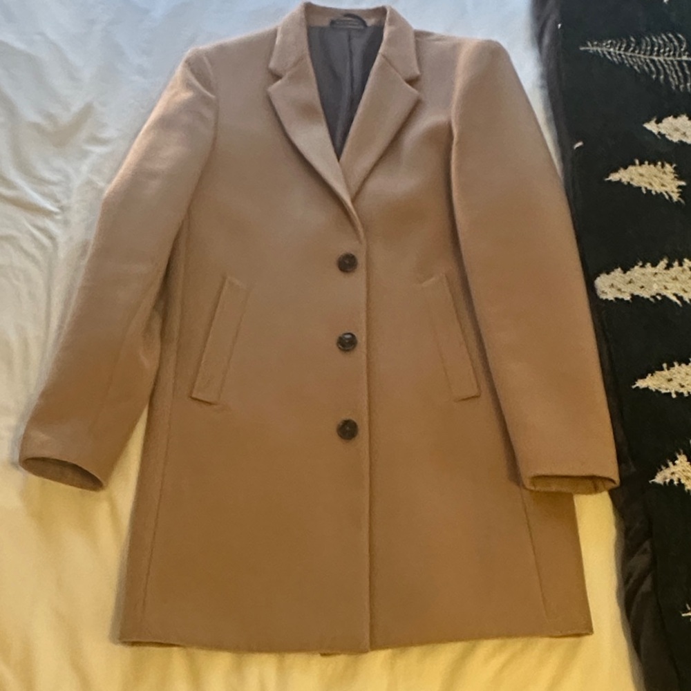 Men’s Camel Peacoat